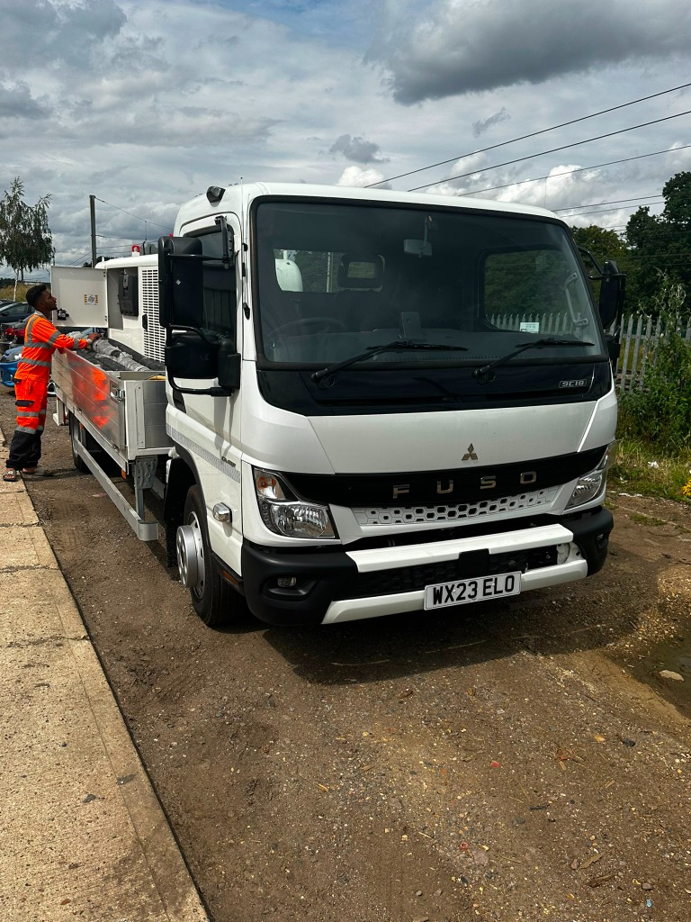 Mitsubishi Fuso Canter Concrete Pump Truck - Concrete Pumping Watford