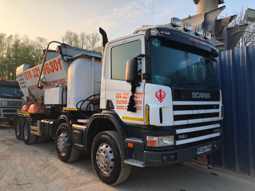 Scania Volumetric Concrete Mixer Truck - Ready Mixed Concrete Watford